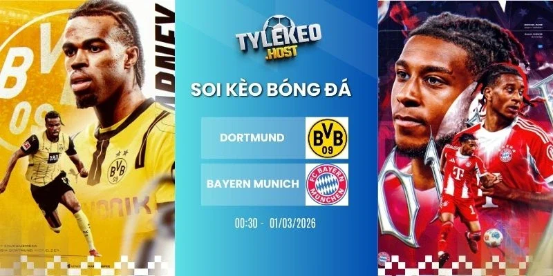 Soi kèo nhà cái Dortmund vs Bayern Munich - Bundessliga, 01/03/2026